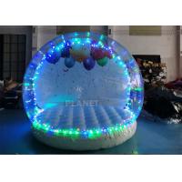 China 3 Meter Dia Inflatable Snow Globe Photo Booth With Blowing for sale