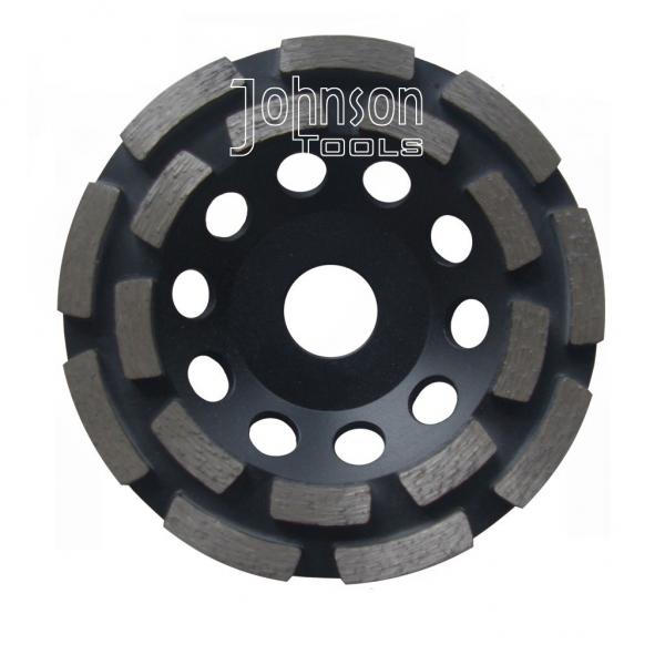 Quality Double Row Diamond Grinding Wheel For Fast Grinding Mid Hard Concrete for sale