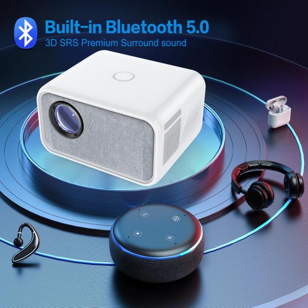 Quality Practical Home TV Projectors Android 9.0 Mini HD Multipurpose for sale