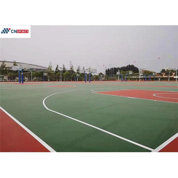 Quality ISO Synthetic Basketball Court Flooring Shock Absorbing for sale