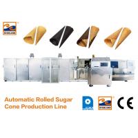 Quality CE Certified Automatic Sugar Cone Production Line With Fast Heating Up Oven , 63 for sale