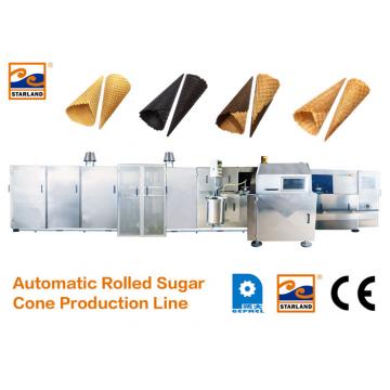 Quality CE Certified Automatic Sugar Cone Production Line With Fast Heating Up Oven , 63 for sale