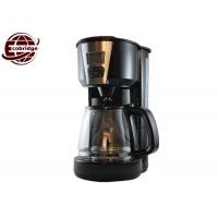 china Black 1.25L Coffee Maker For Home Customer Gift PP Aluminum Glass 50-60Hz