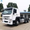 China 50 Tons Used Howo Dump Truck , Used Flatbed Trucks Prime Mover Truck Head factory