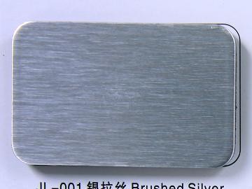 Quality Interior Decoration AA1100 18um Brushed Aluminum Composite Panel for sale