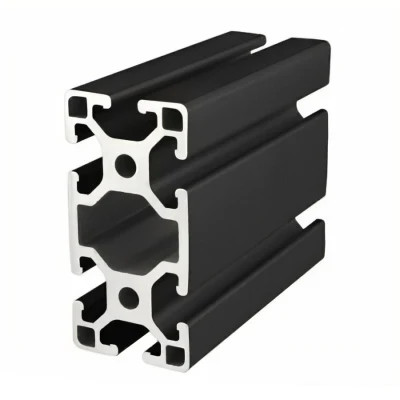 Quality Industrial Aluminium Extrusion Frame T Slot V Slot Extruded Black Aluminum for sale