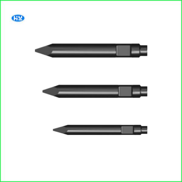 Quality Concrete Hydraulic Breaker Chisel Tools Pointed 30T Vehicle Weight 150MM Rod for sale