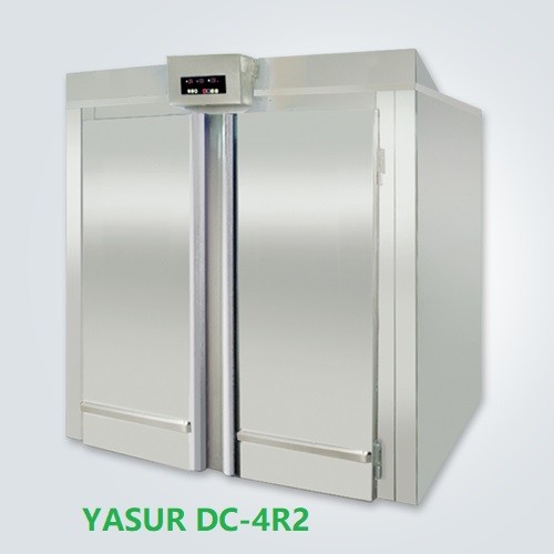 Quality 2-50 Degree Dough Retarder Proofer Yasur YDC-4R2  Roll-In Type 4 Double Racks 40X60cm Trays 220V 4KW for sale