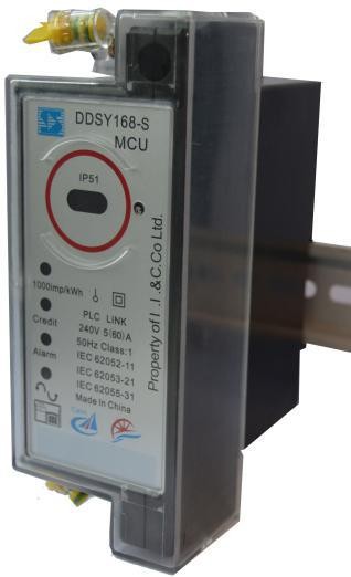 Quality Split Din Rail Mounted Kwh Meter UV Stable Polycarnonate Closure Cable for sale