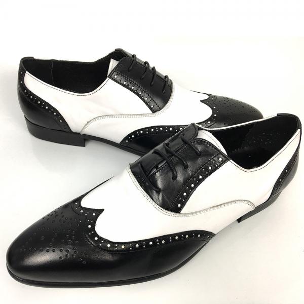 Quality Business Men'S Wedding Dress Shoes / Mens Woven Leather Lace Up Shoes for sale