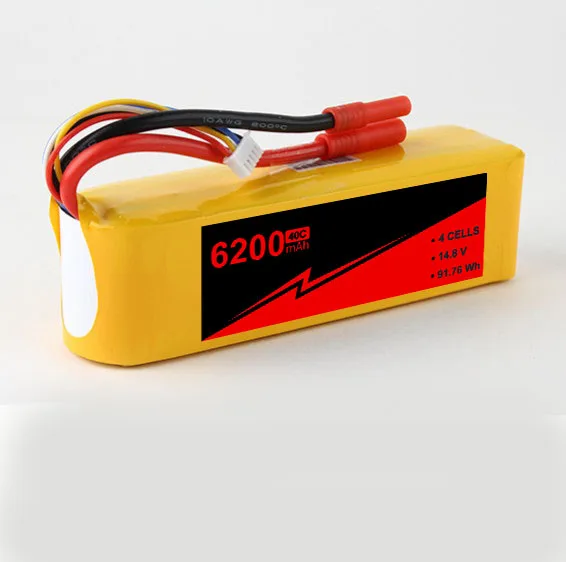 Quality High Performance 6200mah Lithium Polymer Battery Race Drone Battery 14.8v 4 for sale