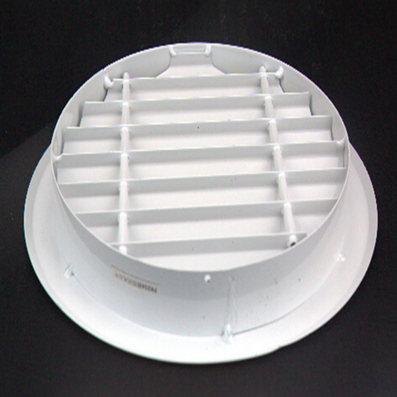 China Air conditioning round ventilation aluminum wall return air grille louver vent factory