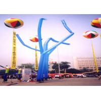 China Trade Show Air Puppet Blower , Event Inflatable Dancing Man With Blower factory