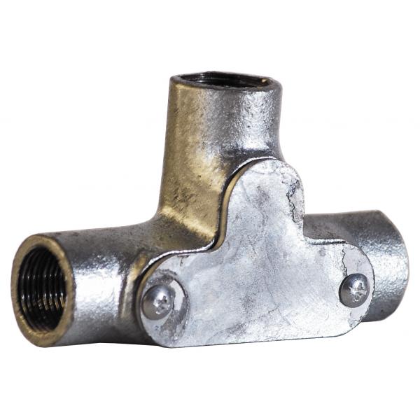 Quality Malleable BS4568 Conduit And Fittings Three Way Channel Inspection Tee Junction for sale