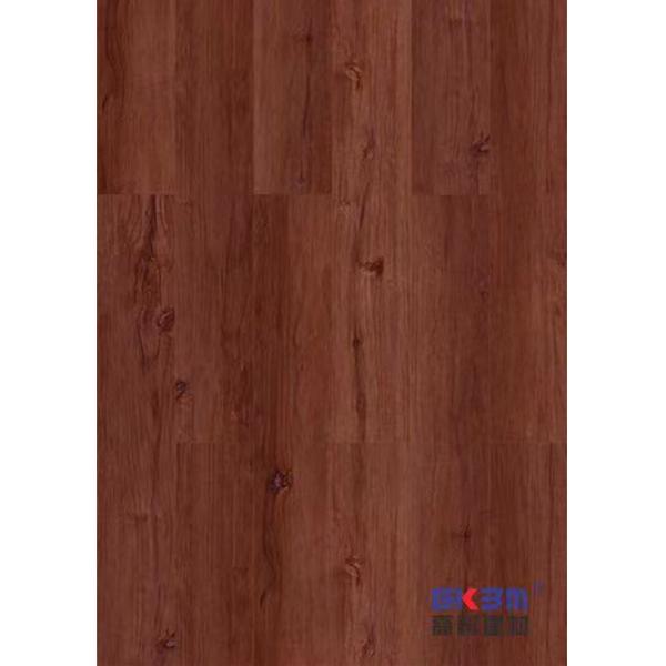 Quality Rosy Wine Red Click SPC Flooring 5mm 0.3-0.6mm GKBM Greenpy MJ-W6007 for sale