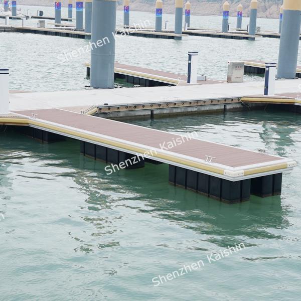 Quality Aluminum Alloy Finger Dock Marine Floating Hardwood Decking Pontoon for sale