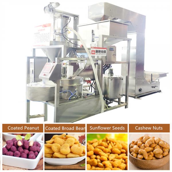 Quality SUS304 Automatic Peanut Coating Machine High Productivity Nut Coating Equipment for sale