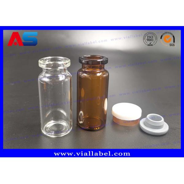 Quality Sterile Bottles And Tops Small Glass Vials , Bayonet Mouth Glass Dropper Bottles for sale