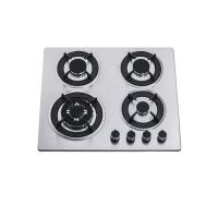 China Electronic Ignition 4 Burner Gas Hob Stove Stainless Steel factory