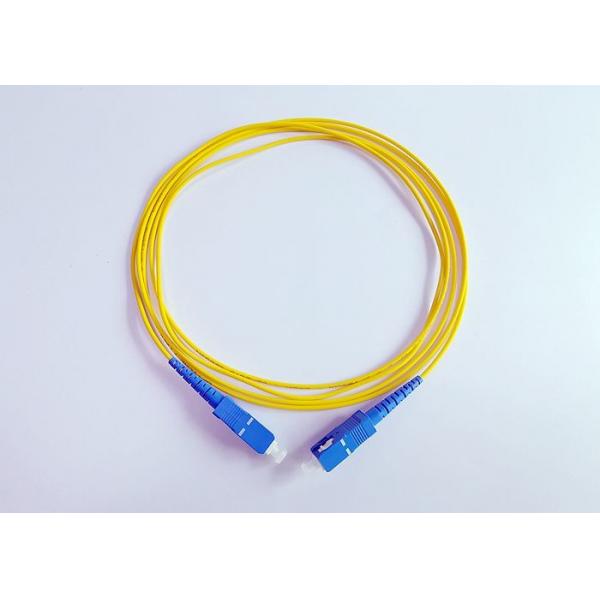 Quality LSZH 2.0mm Ftth Simplex Fiber Optic Patch Cord SC UPC for sale