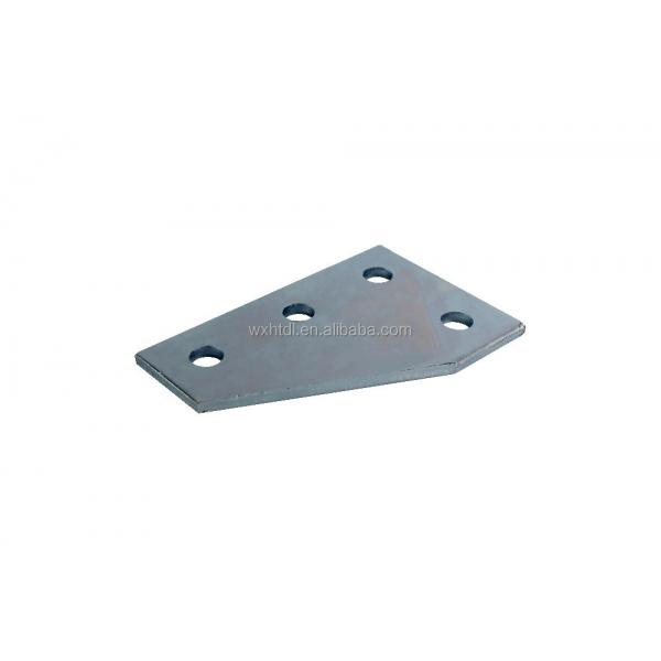 Quality Unistrut 2 Hole 3-Hole 4 Hole Splice Flat Plates Steel Metal Channel Fittings for sale
