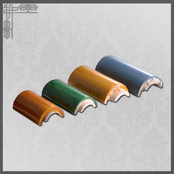 Quality Colored Ceramic Chinese Glazed Roof Tiles Decoration Asian Wooden Gazebo Roof for sale