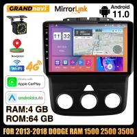 China 9 Android 11 Car Radio Stereo GPS Navi For 2013-2018 Dodge Ram 1500 2500 3500 for sale