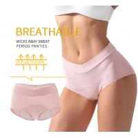 Quality Postpartum Reusable Period Panties For Heavy Flow Plus Size Cotton 3 Layer for sale