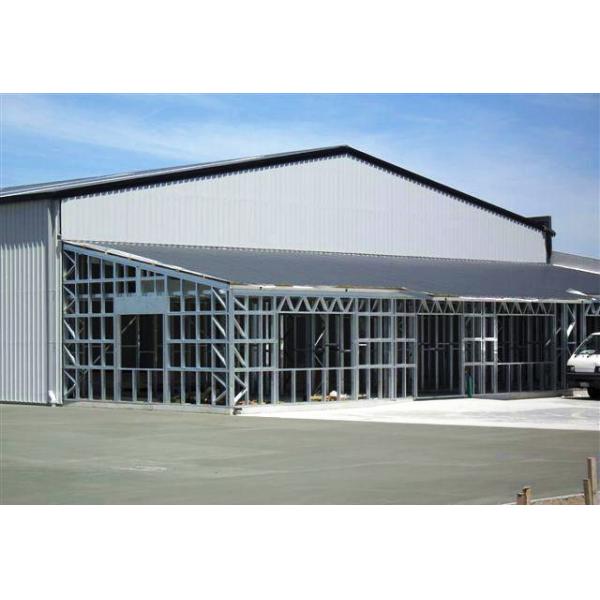 Quality Prefab Steel Workshop Steel Structure Factory Buildings With Skillion for sale