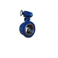 Quality Graphite Flanged Wafer Butterfly Valve DN80 PN 40 Triple Eccentric Butterfly for sale