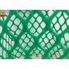 China Heavy Duty Plastic Construction Netting Green Color 40 Mm * 40 Mm Hole Size factory