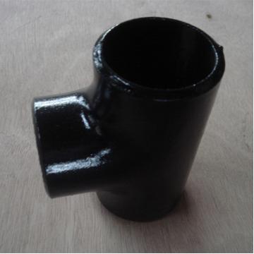 Quality Carbon Steel A53 Sch160 Black Pipe Reducing Tee Equal Sch40 Sch80 A234 WPB ASTM for sale