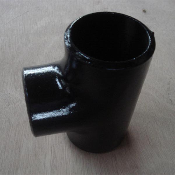 Quality Carbon Steel A53 Sch160 Black Pipe Reducing Tee Equal Sch40 Sch80 A234 WPB ASTM B16.9 for sale