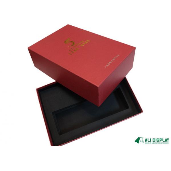 Quality Red 350mm Cosmetic Packaging Boxes 200gsm Cosmetic Cardboard Packaging for sale