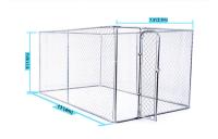 China Large outdoor heavy-duty galvanized dog kennel wholesale factory