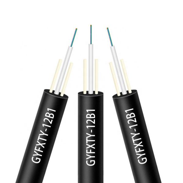 Quality 2core 4core 6core Outdoor Single Mode GYFXTY Optical Fiber Cable Telecommunicati for sale