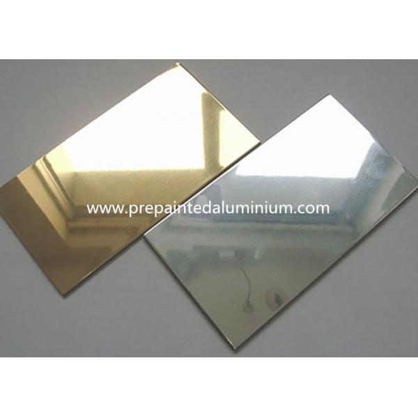 Quality High Performance Aluminum Mirror Sheet With Laminate / Polished / Anodized Treatment for sale