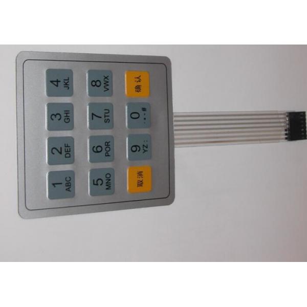 Quality Eco Friendly 16 Keys Textured PC Flexible Touch Screen Membrane Switch Panel for sale