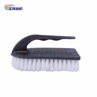 China 15x7.5x6cm Handle Cleaning Brush PP Plastic Material Black Soft Bristle Hand Brush Laundry Brush factory