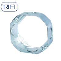 China Octagonal Galvanized Steel Box Electrical Conduit Box Extension Ring Box factory