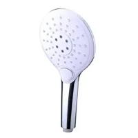 China Bathroom Faucet Tap Accessories Push Button Polished Chrome Water Tap Handheld Shower Head for sale