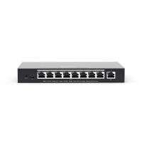 China 9 Port Gigabit PoE Ethernet Switch Smart Cloud Managed 18 Gbps Switching Capacity factory