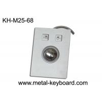 Quality Rugged Metal 25 mm Laser Industrial Trackball Mouse , Industrial Pointing Device for sale