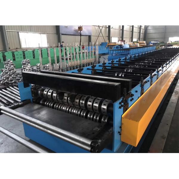 Quality Building Material Metal Floor Decking Sheet Roll Forming Machine With Embossing Roller for sale