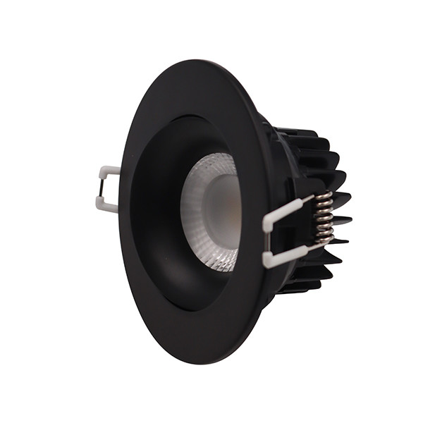 Quality Black Leading Edge Dimmable LED Downlights 3.5'' 9 Watt 750lm For Wet Location for sale