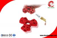 China Red Color Small Size Industrial ABS Pneumatic Quick-Disconnect Lockouts factory