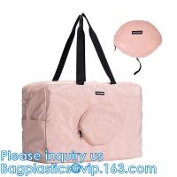 China Sports Duffel Bag, Foldable Storage Bag, Toiletry Makeup, Travel Shoulder Bag Canvas Cotton Bags With Zippers factory