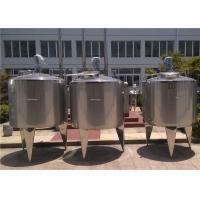 Quality 3000L 4000L Stainless Steel Mixing Tanks / Insulated Water Storage Tank ISO for sale