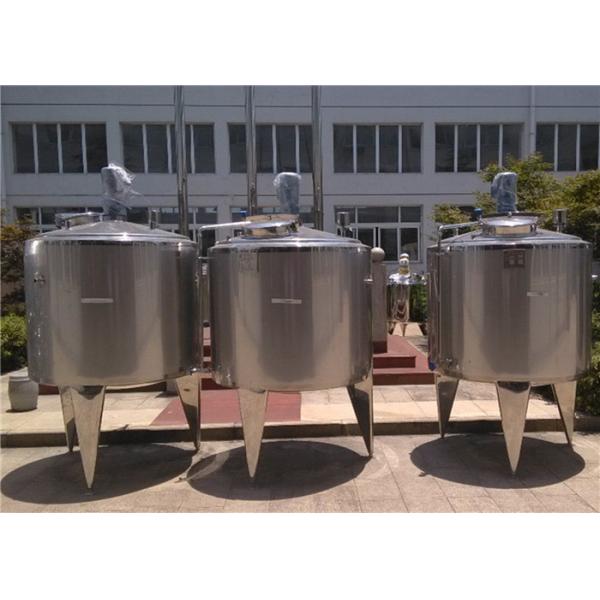 Quality 3000L 4000L Stainless Steel Mixing Tanks / Insulated Water Storage Tank ISO Approved for sale