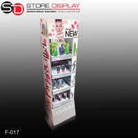 China attractive skincare supermarket carton display rack factory